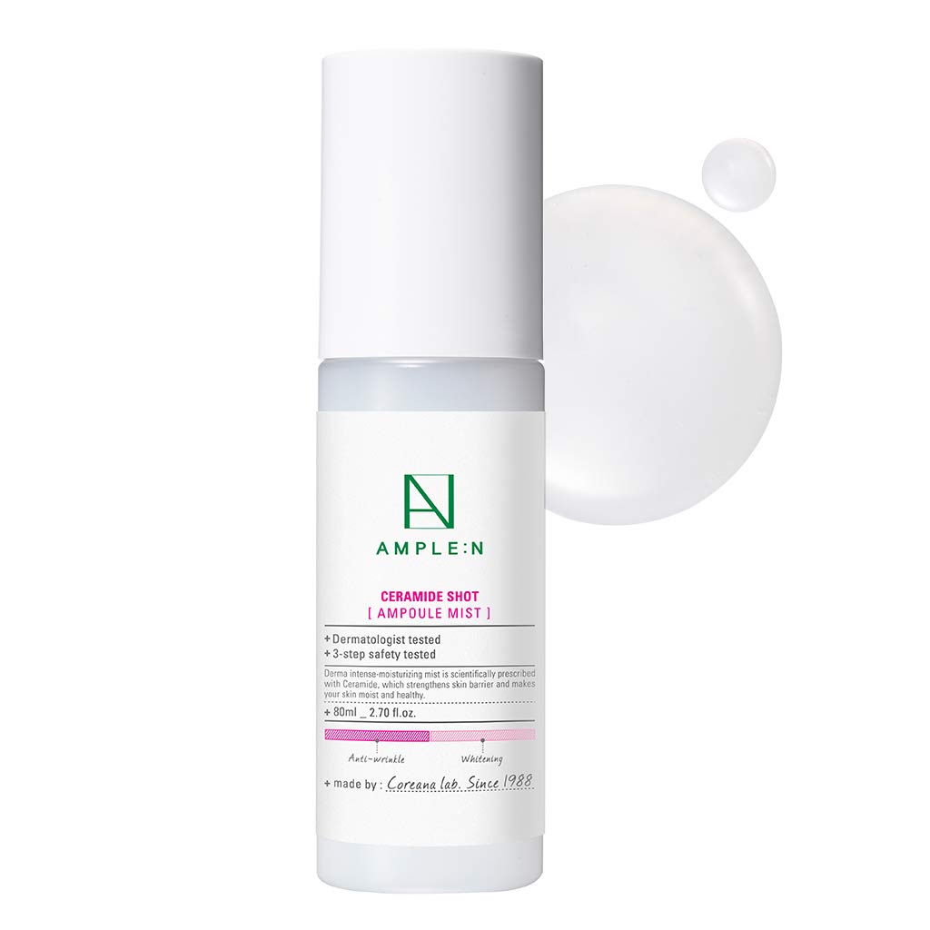 Amazon.com: CORÉANA AMPLE:N Ceramide Shot Ampoule Mist - Hydrating
